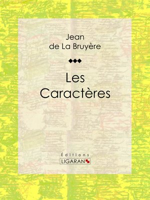 cover image of Les Caractères